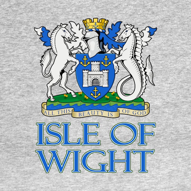 Isle of Wight, England - Coat of Arms Design by Naves